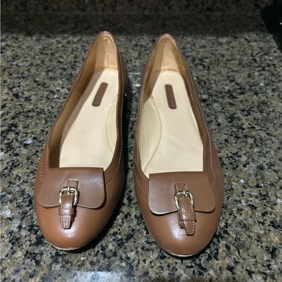 Longchamps leather ballerina flats - Picture 2 of 10